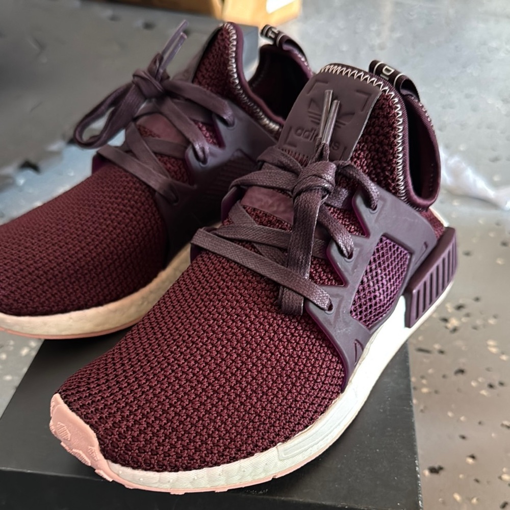 Adidas NMD  XR1 Maroon Athletic Shoes